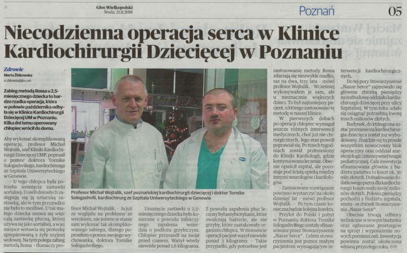 gazeta niecodzienna operacją